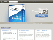 Tablet Screenshot of cadint.com